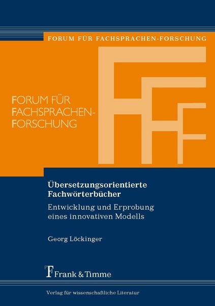 Produktbild: &Uuml;bersetzungsorientierte Fachw&ouml;rterb&uuml;cher