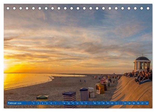 Produktbild: Blick auf Borkum (Tischkalender 2026 DIN A5 quer), CALVENDO Monatskalender