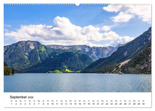 Produktbild: Traumhafter Achensee - eine kalendarische Reise (hochwertiger Premium Wandkalender 2026 DIN A2 quer), Kunstdruck in Hochglanz