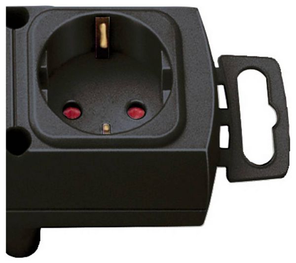 Produktbild: Brennenstuhl 1153100100 Steckdosenleiste mit Schalter 4fach Schwarz Schutzkontakt 1 St.