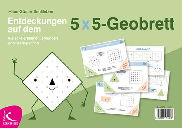 Produktbild: Kartei: Entdeckungen auf dem 5x5-Geobrett