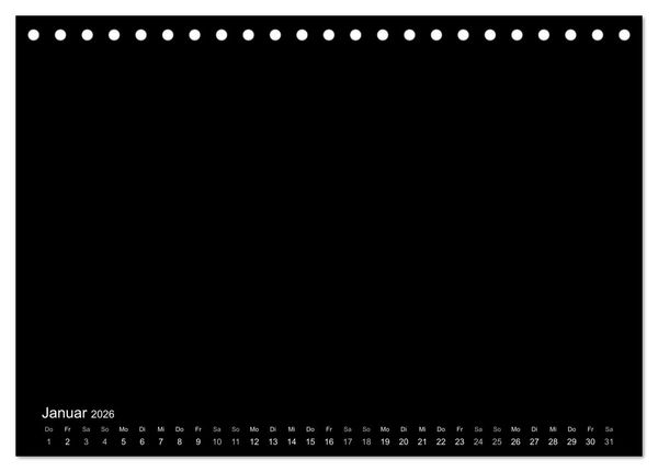 Produktbild: Bastelkalender: DIY Kreativ-Kalender -schwarz- (Tischkalender 2026 DIN A5 quer), CALVENDO Monatskalender