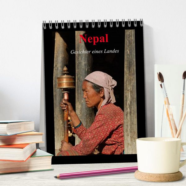 Produktbild: Nepal - Gesichter eines Landes (Tischkalender 2026 DIN A5 hoch), CALVENDO Monatskalender
