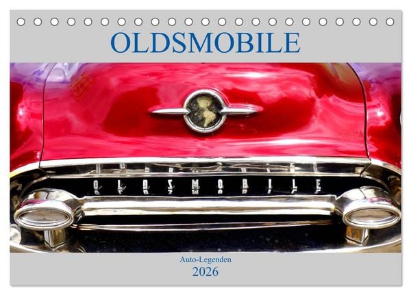 Produktbild: OLDSMOBILE - Auto-Legenden (Tischkalender 2026 DIN A5 quer), CALVENDO Monatskalender
