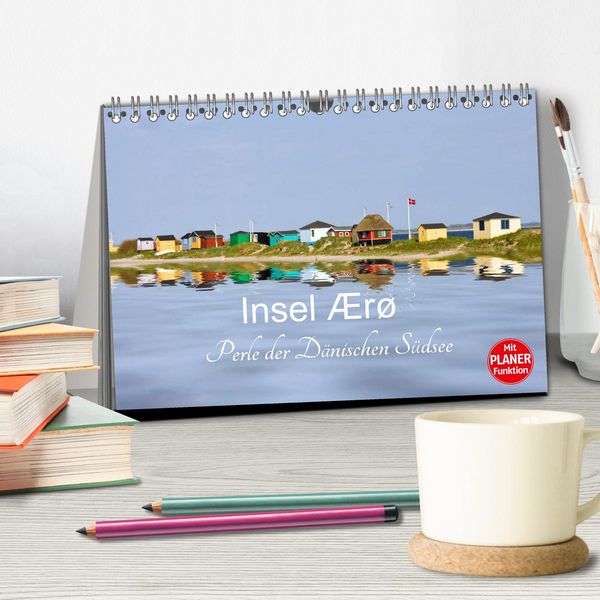 Produktbild: Insel &AElig;r&oslash; - Perle der D&auml;nischen S&uuml;dsee (Tischkalender 2026 DIN A5 quer), CALVENDO Monatskalender