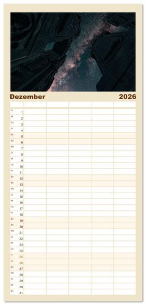 Produktbild: Familienplaner 2026 - Georgien - Neuzeit-Chroniken mit 5 Spalten (Wandkalender, 21 x 45 cm) CALVENDO