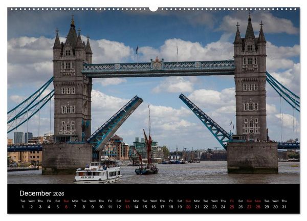 Produktbild: A Journey through the United Kingdom (High Quality Premium Wall Calendar 2026 DIN A2 landscape),CALVENDO 12 Month Wall Calendar