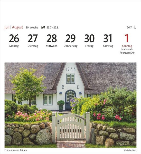 Produktbild: Sylt Sehnsuchtskalender 2027 - Wochenkalender mit 53 Postkarten