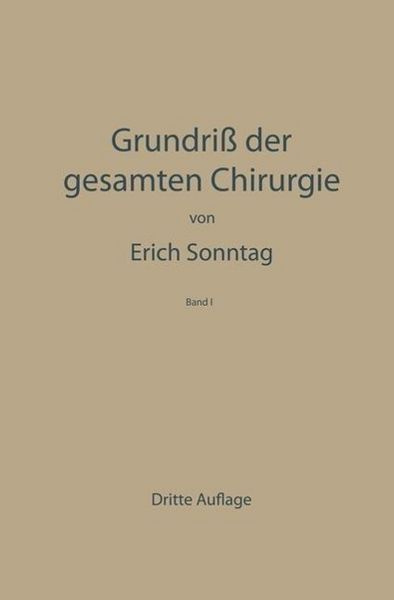 Produktbild: Grundriss der Gesamten Chirurgie