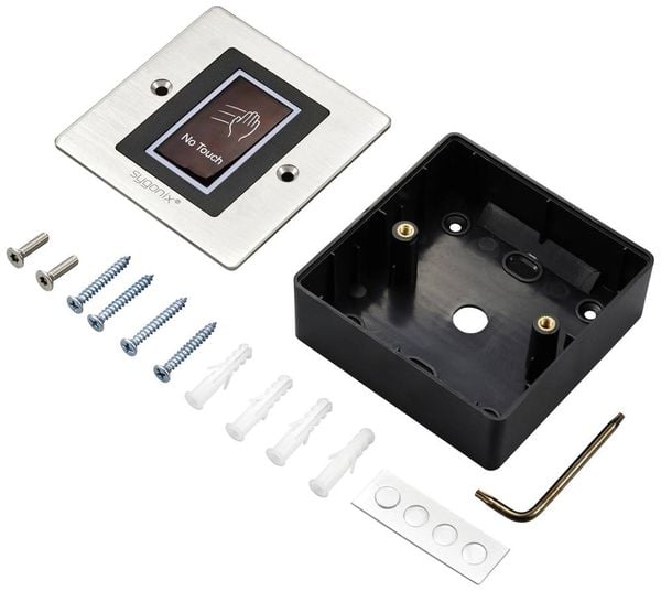 Produktbild: Sygonix SY-6097874 T&uuml;r&ouml;ffner-Steuerung Unterputz, Oberfl&auml;chenmontage 12 V/DC, 24 V/DC