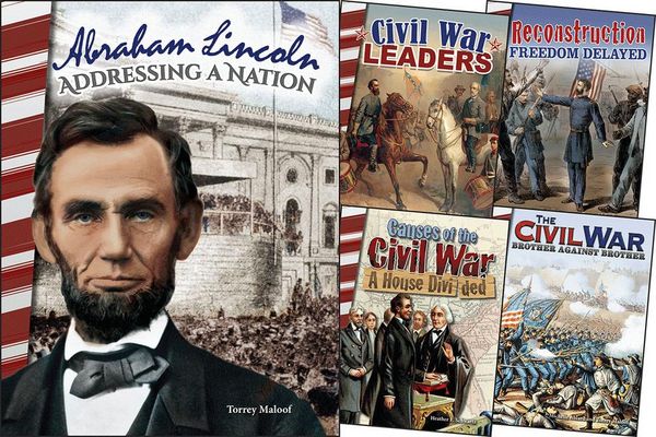 Produktbild: Civil War & Reconstruction Grades 4+: 5-Book Set