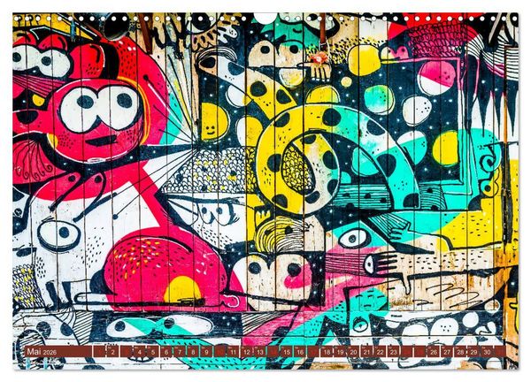 Produktbild: Street art K&ouml;ln Michael Jaster (Wandkalender 2026 DIN A3 quer), CALVENDO Monatskalender