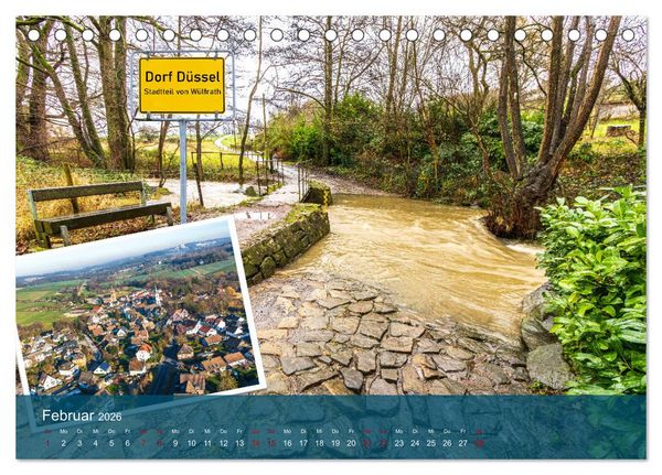 Produktbild: Die D&uuml;ssel von den Quellen bis zu den M&uuml;ndungen (Tischkalender 2026 DIN A5 quer), CALVENDO Monatskalender
