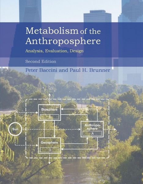 Produktbild: Metabolism of the Anthroposphere, second edition