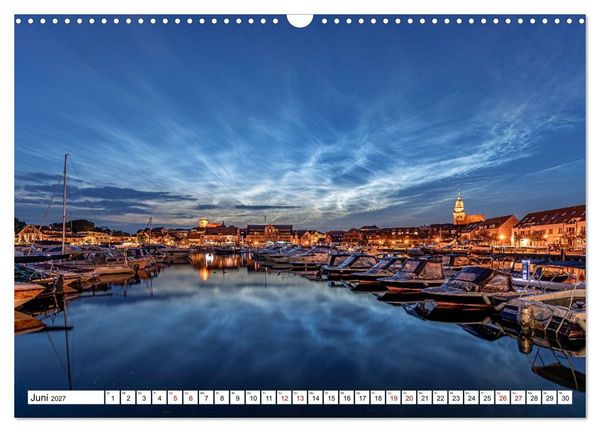 Produktbild: Waren M&uuml;ritz, nach Sonnenuntergang (Wandkalender 2027 DIN A3 quer), CALVENDO Monatskalender