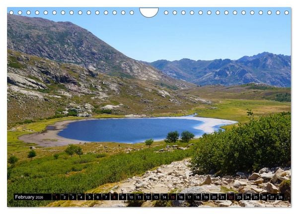 Produktbild: Corsica's wild GR20 (Wall Calendar 2026 DIN A4 landscape), CALVENDO 12 Month Wall Calendar