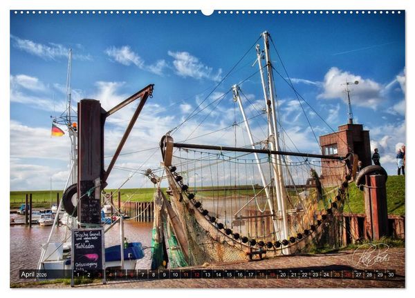 Produktbild: Friesland - Nordseebad Dangast / CH-Version (hochwertiger Premium Wandkalender 2026 DIN A2 quer), Kunstdruck in Hochglanz