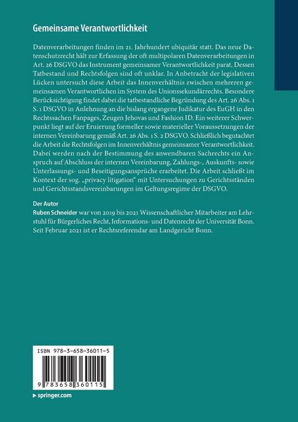 Produktbild: Gemeinsame Verantwortlichkeit