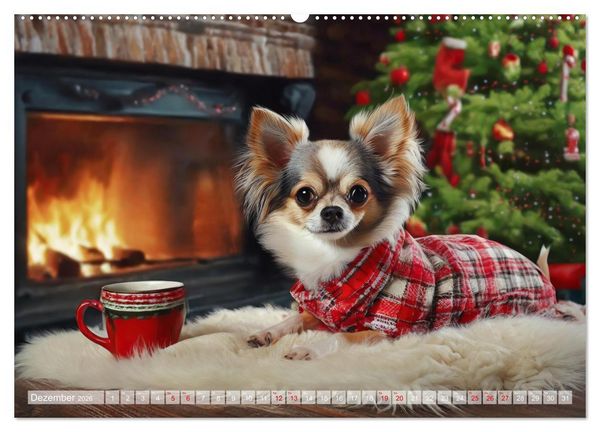Produktbild: Chillige Chihuahuas - Entspannte Fellnasen genie&szlig;en das Leben (Wandkalender 2026 DIN A2 quer), CALVENDO Monatskalender