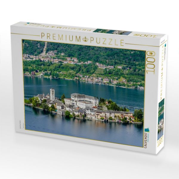 Produktbild: CALVENDO Puzzle Isola San Giulio | 1000 Teile Lege-Gr&ouml;&szlig;e 64x48cm Foto-Puzzle f&uuml;r gl&uuml;ckliche Stunden