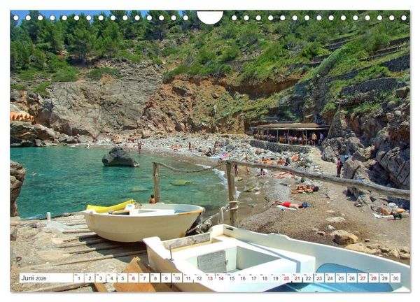 Produktbild: Endlich Sommerpause - Ein ganzer Juni in Mallorcas Port de S&oacute;ller (Wandkalender 2026 DIN A4 quer), CALVENDO Monatskalender