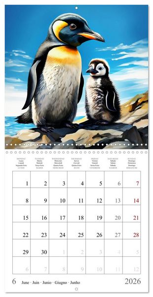 Produktbild: Baby Animals - In Their Natural Habitat (Wall Calendar 2026 12 &times; 12 Inch) CALVENDO 12 Month Wall Calendar