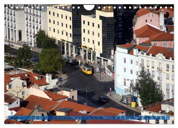 Produktbild: BlickPunkt Lissabon (Wandkalender 2026 DIN A4 quer), CALVENDO Monatskalender
