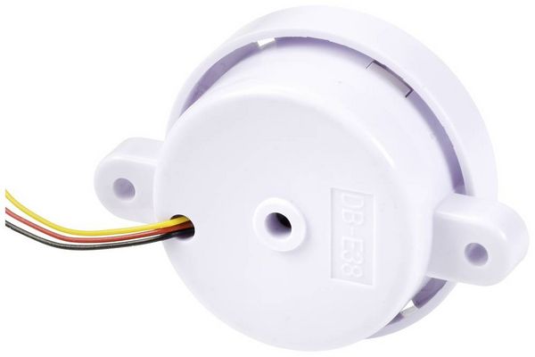 Produktbild: TRU COMPONENTS TC-9202116 Piezo-Signalgeber Ger&auml;usch-Entwicklung: 90 dB Spannung: 12 V/DC 1 St.
