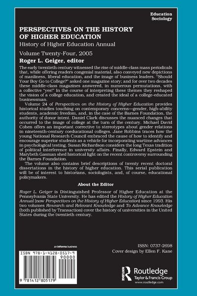 Produktbild: Perspectives on the History of Higher Education