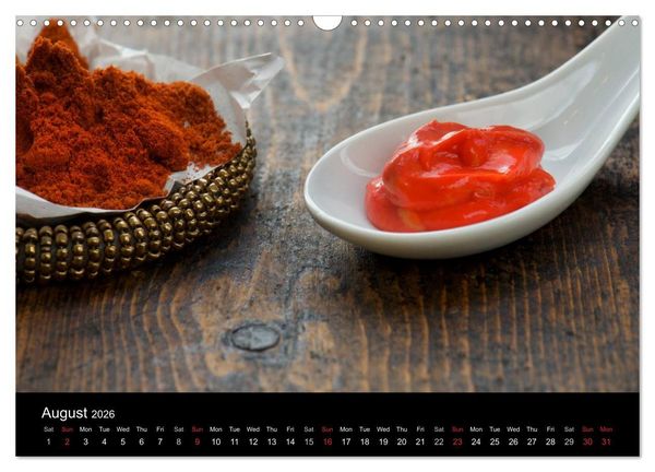 Produktbild: SPICES (Wall Calendar 2026 DIN A3 landscape), CALVENDO 12 Month Wall Calendar