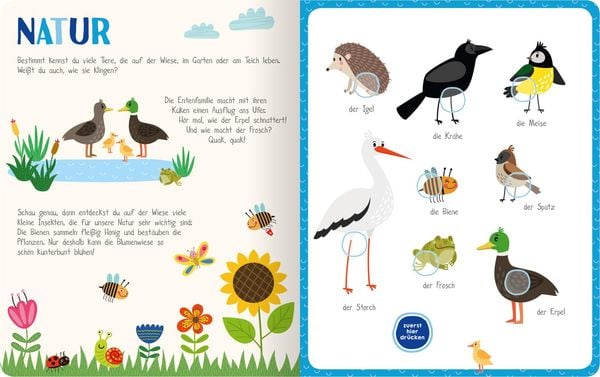 Produktbild: Mein kunterbuntes Soundbuch &ndash; Tiere