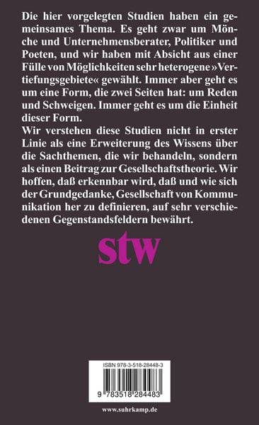 Produktbild: Reden und Schweigen