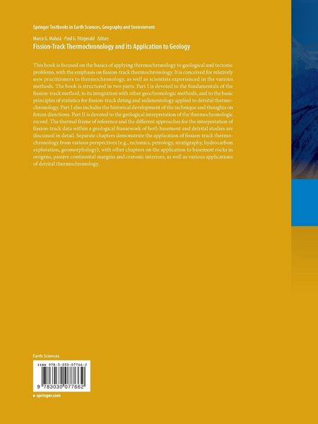 Produktbild: Fission-Track Thermochronology and its Application to Geology