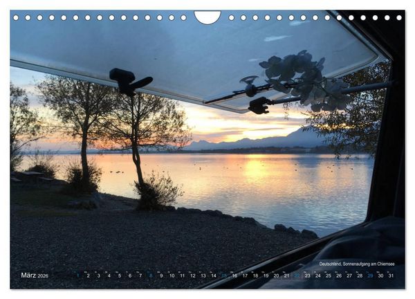 Produktbild: Vanlife - Leben, fahren, frei sein mit dem Wohnmobil (Wandkalender 2026 DIN A4 quer), CALVENDO Monatskalender