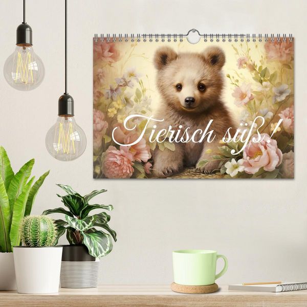 Produktbild: Tierisch s&uuml;&szlig;! (Wandkalender 2026 DIN A4 quer), CALVENDO Monatskalender
