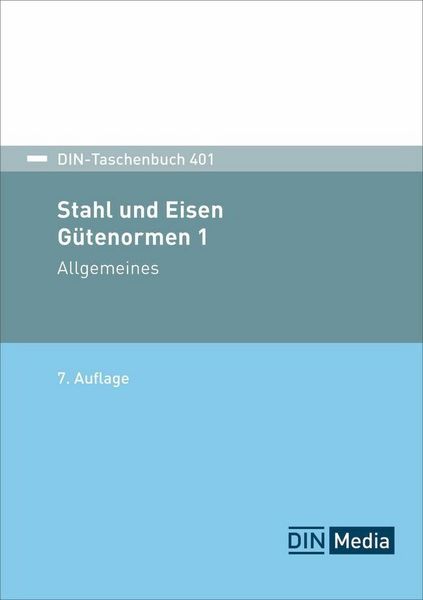 Produktbild: DIN-Taschenbuch 401