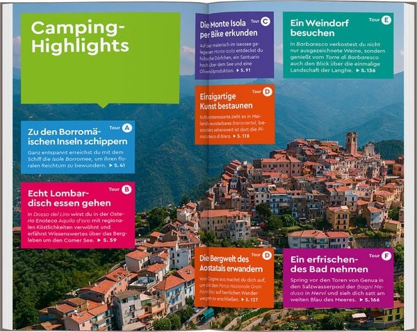 Produktbild: MARCO POLO Camper Guide Lombardei, Piemont & Ligurien
