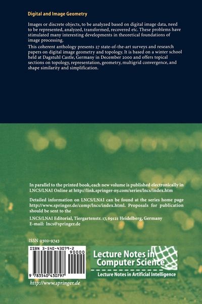 Produktbild: Digital and Image Geometry