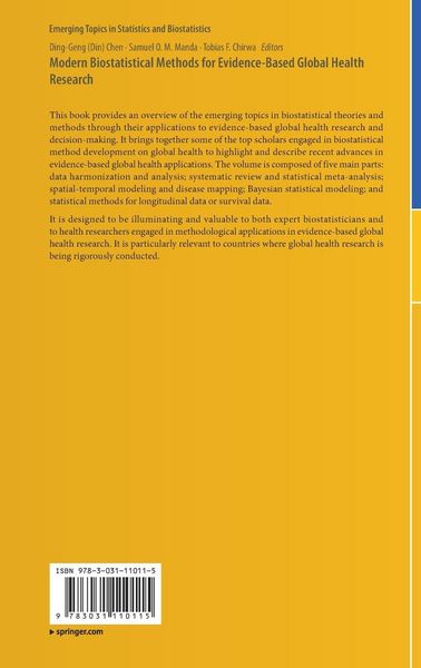 Produktbild: Modern Biostatistical Methods for Evidence-Based Global Health Research