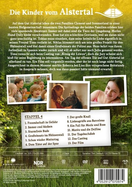 Produktbild: Die Kinder vom Alstertal - Staffel 4 [2 DVDs]