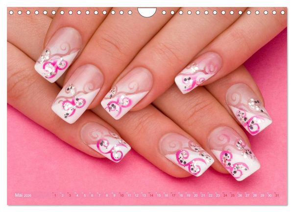 Produktbild: Verg&auml;ngliche Kunst - Nailart Episode 2 (Wandkalender 2026 DIN A4 quer), CALVENDO Monatskalender