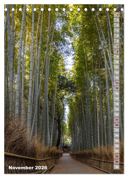 Produktbild: THE MAGIC OF JAPAN Charming impressions (Desk Calendar 2026 DIN A5 portrait), CALVENDO 12 Month DeskCalendar