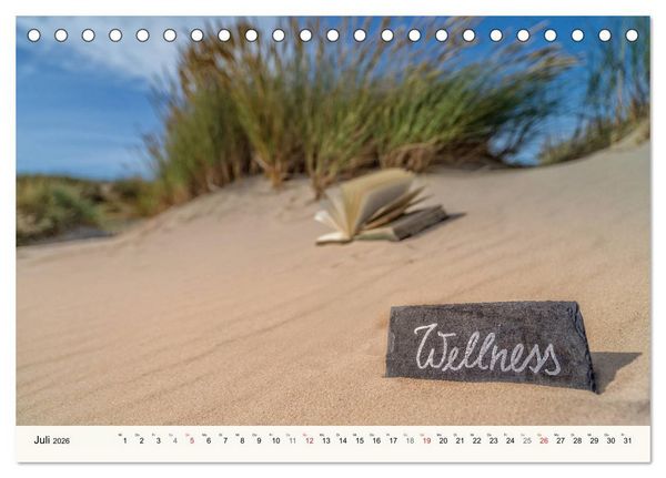 Produktbild: Urlaub f&uuml;r die Sinne (Tischkalender 2026 DIN A5 quer), CALVENDO Monatskalender