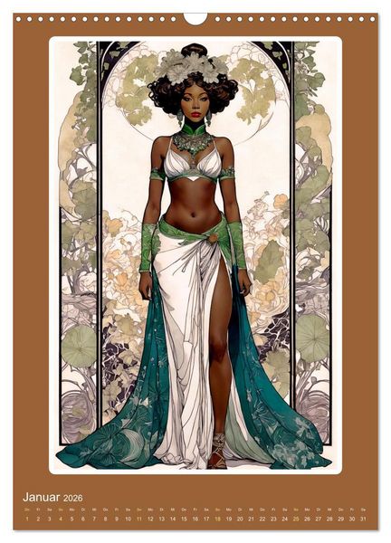 Produktbild: Illustrationskunst der Belle &Eacute;poque (Wandkalender 2026 DIN A3 hoch), CALVENDO Monatskalender