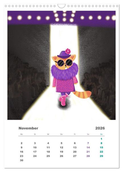 Produktbild: Leopold der Dritte - Ein Kater zum Knuddeln (Wandkalender 2026 DIN A3 hoch), CALVENDO Monatskalender