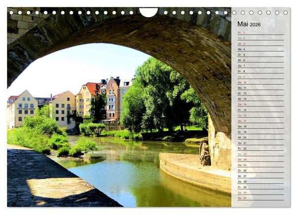 Produktbild: REGENSBURG - Impressionen (Wandkalender 2026 DIN A4 quer), CALVENDO Monatskalender