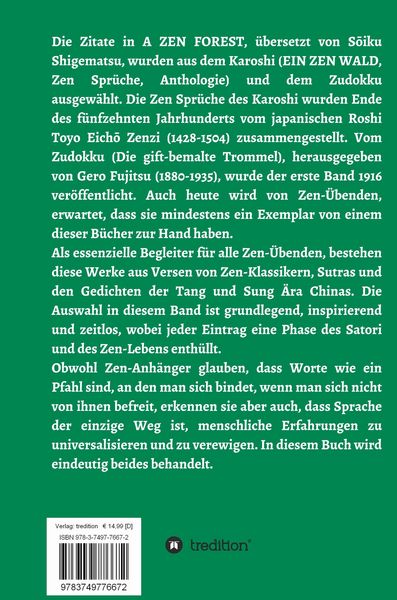Produktbild: Ein Zen Wald