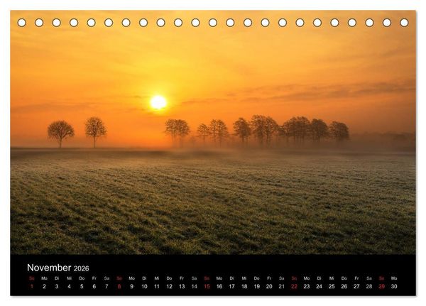 Produktbild: (Ost)Friesische Landschaften (Tischkalender 2026 DIN A5 quer), CALVENDO Monatskalender