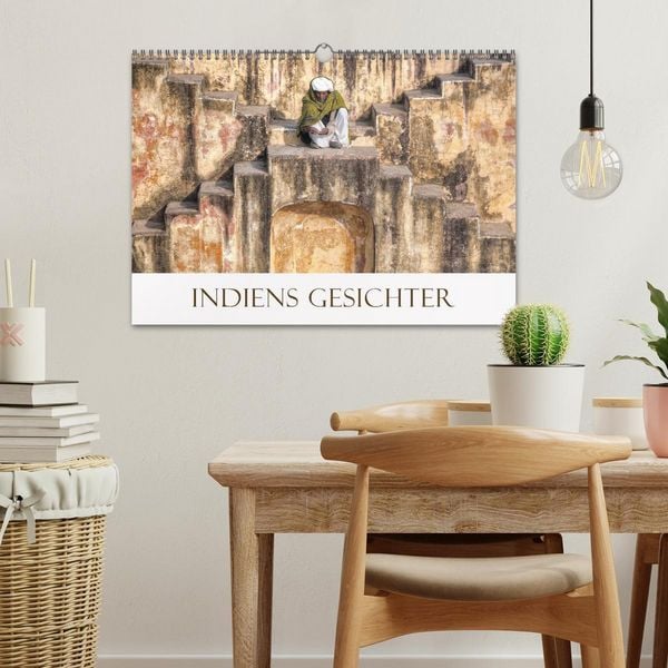 Produktbild: Indiens Gesichter (Wandkalender 2026 DIN A3 quer), CALVENDO Monatskalender