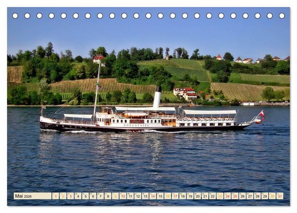 Produktbild: Bodensee - "Die D&ouml;rfer sind wie ein Garten ..." (Rainer Maria Rilke) (Tischkalender 2026 DIN A5 quer), CALVENDO Monatskalender